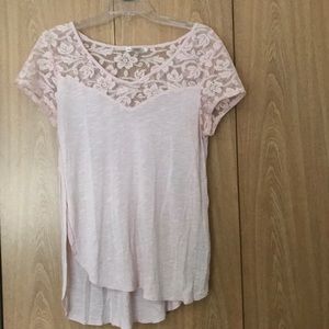 Pink Lace Top